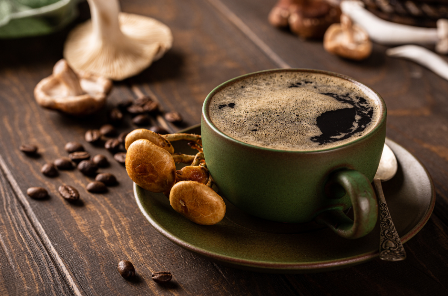 Kava z izvlečki gob: edinstvena kombinacijo okusa in koristi za zdravje